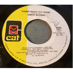 Gwen McCrae Damn Right It's Good / Love Without Sex USED VINYL 7INCH
