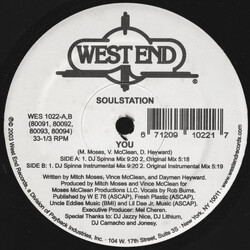 Soul Station (6) You USED VINYL 12INCH 33 S RPM