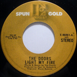 The Doors Light My Fire / Love Me Two Times USED VINYL 7INCH SINGLE 45 RPM STEREO REISSUE