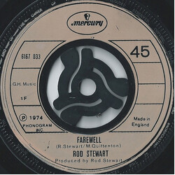 Rod Stewart Farewell / Bring It On Home To Me/ You Send Me USED VINYL 7INCH 45 RPM SINGLE