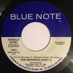 Donald Byrd The Emperor USED VINYL 7INCH 45 RPM STYRENE STEREO