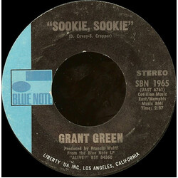 Grant Green Sookie, Sookie / Time To Remember USED VINYL 7INCH 45 RPM SINGLE STYRENE STEREO