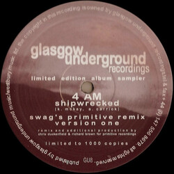 4AM Shipwrecked USED VINYL 12INCH LIMITED EDITION SAMPLER 33 S RPM