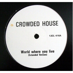 Crowded House World Where You Live (Extended Version) USED VINYL 12INCH 45 RPM SINGLE PROMO