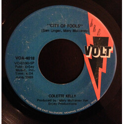 Colette Kelly Long And Lonely World / City Of Fools USED VINYL 7INCH 45 RPM SINGLE