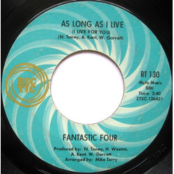 Fantastic Four As Long As I Live (I Live For You) / To Share Your Love Vinyl 7" USED