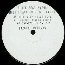 Blaze / Sybil When I Fall In Love (Disc 2) USED VINYL 12INCH 33 S RPM PROMO