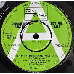 Gladys Knight And The Pips I Heard It Through The Grapevine USED VINYL 7INCH SINGLE PROMO