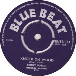 Prince Buster Knock On Wood / And I Love Her USED VINYL 7INCH 45 RPM SINGLE