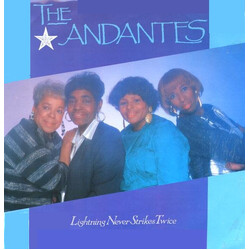 The Andantes Lightning Never Strikes Twice USED VINYL 12INCH SINGLE