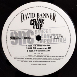 David Banner Crank It Up / The Christmas Song Vinyl 12" USED
