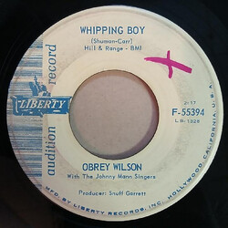 Obrey Wilson / The Johnny Mann Singers Whipping Boy Vinyl 7" USED