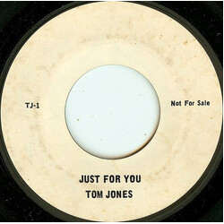 Tom Jones Just For You USED VINYL 7INCH 45 RPM SINGLE SIDED PROMO STYRENE