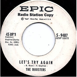 The Roosters Let's Try Again USED VINYL 7INCH 45 RPM SINGLE PROMO