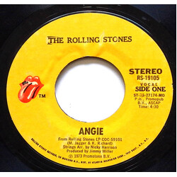 The Rolling Stones Angie / Silver Train USED VINYL 7INCH 45 RPM SINGLE STYRENE