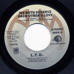 L.T.D. We Both Deserve Each Others Love USED VINYL 7INCH SINGLE 45 RPM