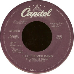 Little River Band The Night Owls USED VINYL 7INCH 45 RPM SINGLE