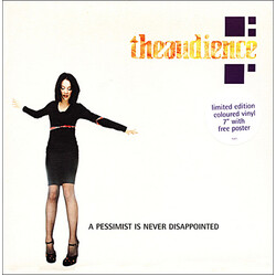 theaudience A Pessimist Is Never Disappointed USED VINYL 7INCH 45 RPM SINGLE LIMITED EDITION NUMBERED