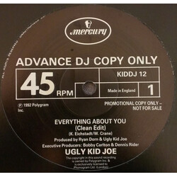 Ugly Kid Joe Everything About You USED VINYL 12INCH 45 RPM PROMO