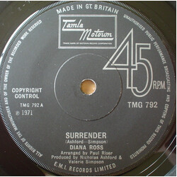 Diana Ross Surrender VINYL 7" USED