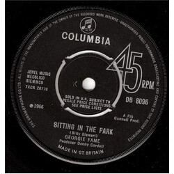 Georgie Fame Sitting In The Park USED VINYL 7INCH 45 RPM SINGLE