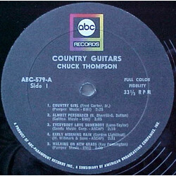 Chuck Thompson (9) Country Guitars Vinyl LP USED