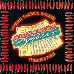 Buckwheat Zydeco Where There's Smoke There's Fire Vinyl LP USED