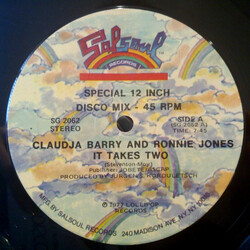 Claudja Barry / Ronnie Jones / Claudja Barry It Takes Two / Dance, Dance, Dance USED VINYL 12INCH 45 RPM REISSUE STEREO