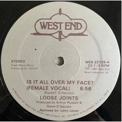 Loose Joints Is It All Over My Face? VINYL 12" USED