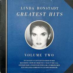 Linda Ronstadt Greatest Hits Volume Two Vinyl LP USED