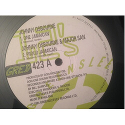 Johnny Osbourne / Major San One Jamaican / Proud Jamaican Vinyl 12" USED