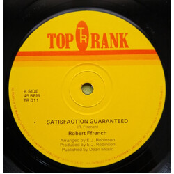 Robert Ffrench Satisfaction Guaranteed / Bad Name Vinyl 12" USED