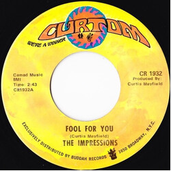 The Impressions Fool For You USED VINYL 7INCH 45 RPM SINGLE