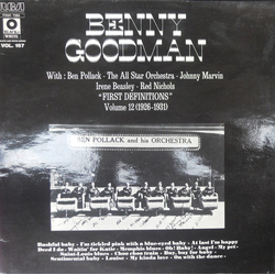 Benny Goodman Volume 12 (1926-1931) First Definitions Vinyl LP USED