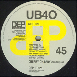 UB40 Cherry Oh Baby (Dub Mix) Vinyl 12" USED
