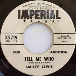 Smiley Lewis Tell Me Who / Stormy Monday Blues Vinyl 7" USED