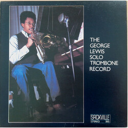George Lewis The George Lewis Solo Trombone Record Vinyl LP USED