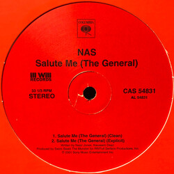 Nas Salute Me (The General) USED VINYL 12INCH SINGLE