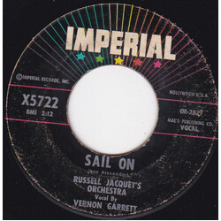 Russell Jacquet & His Orchestra / Vernon Garrett / Baby Jewel Sail On / You're Gonna Be Paid USED VINYL 7INCH 45 RPM SINGLE