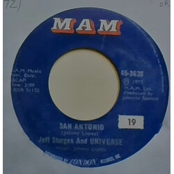 Jeff Sturges And Universe San Antonio USED VINYL 7INCH 45 RPM SINGLE