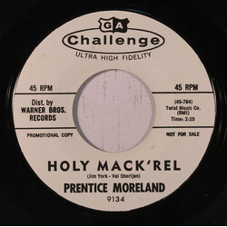 Prentice Moreland Holy Mack'rel / Teacher Drives Me Crazy USED VINYL 7INCH 45 RPM SINGLE PROMO