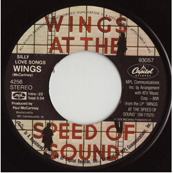 Paul McCartney & Wings Silly Love Songs USED VINYL 7INCH 45 RPM SINGLE