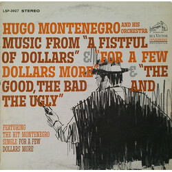 Hugo Montenegro And His Orchestra Music From "A Fistful Of Dollars" & "For A Few Dollars More" & "The Good, The Bad And The Ugly" Vinyl LP USED