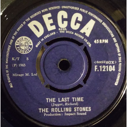 The Rolling Stones The Last Time Vinyl 7" USED