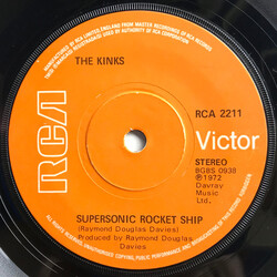 The Kinks Supersonic Rocket Ship VINYL 7" USED