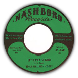 Edna Gallmon Cooke Let's Praise God / Mother's Looking For Me USED VINYL 7INCH 45 RPM SINGLE