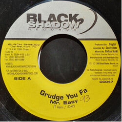 Mr. Easy Grudge You Fa USED VINYL 7INCH 45 RPM