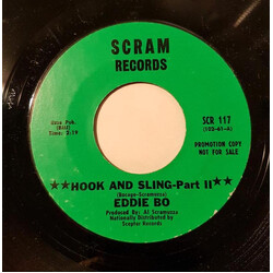 Eddie Bo Hook And Sling USED VINYL 7INCH 45 RPM SINGLE PROMO STYRENE