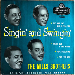 The Mills Brothers Singin' And Swingin' USED VINYL 7INCH 45 RPM EP MONO