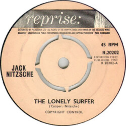 Jack Nitzsche The Lonely Surfer USED VINYL 7INCH 45 RPM SINGLE